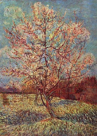 Vincent Van Gogh Bluhender Pfirsischbaum oil painting picture